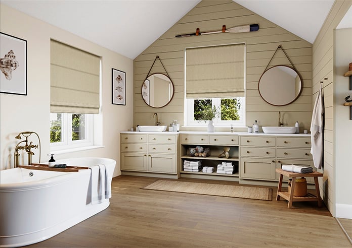 Laguna Weave, Eucalyptus Mist - Twist&Fit Roman Blind - Image 7